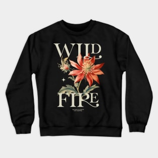 Red Wildflores bouquet Crewneck Sweatshirt